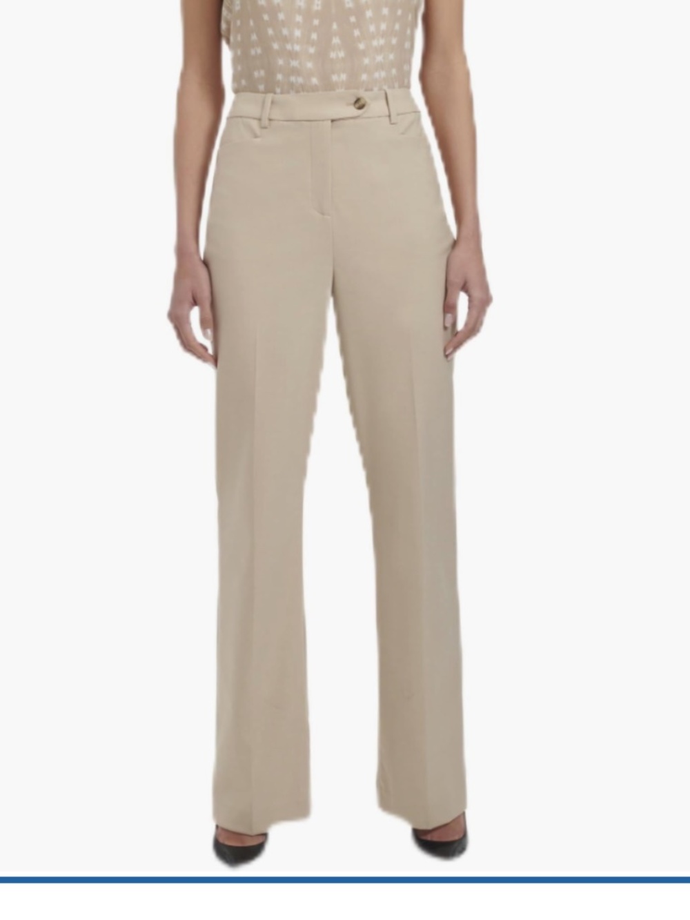 Calvin Klein/Classic Fit Pant/Oat/Sz 4/NWT